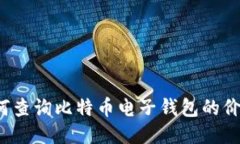 如何查询比特币电子钱包的价格?
