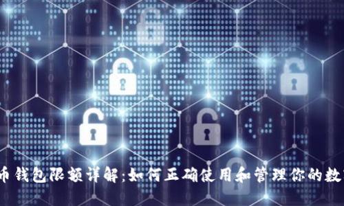 数字人民币钱包限额详解:如何正确使用和管理你的数字人民币?